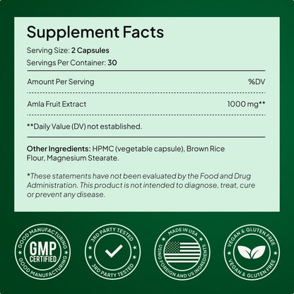 Alevia Organic Amla Capsules